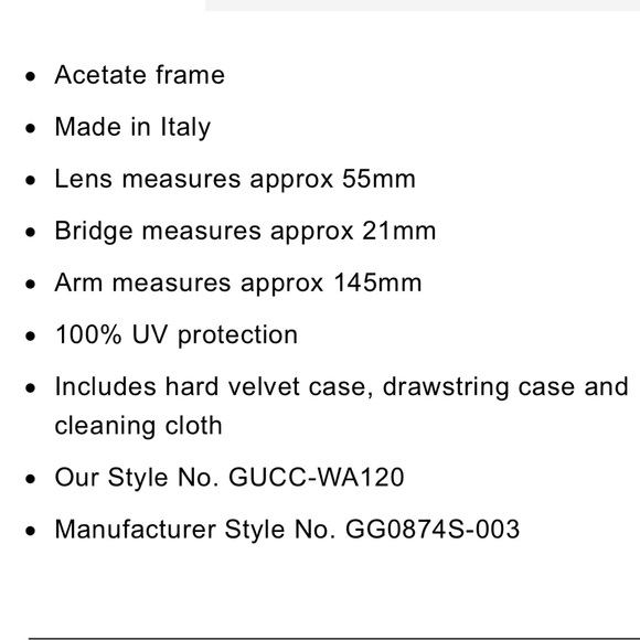 GUCCI Inverted Multilayer Acetate Cat-Eye Sunglasses NEW, with black GUCCI case! - Picture 10 of 15